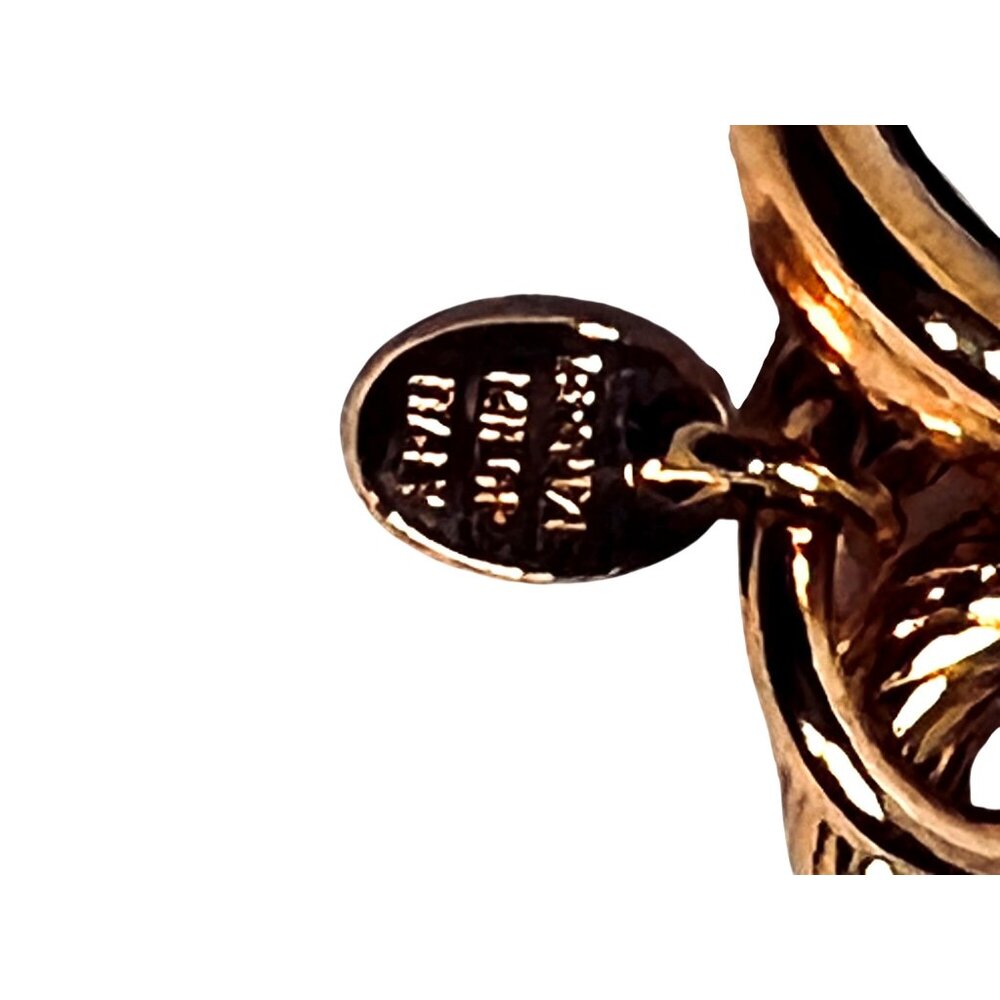 Bronzo Italia 20" Chunky Textured Status Link Necklace (6288) - Picture 7 of 8